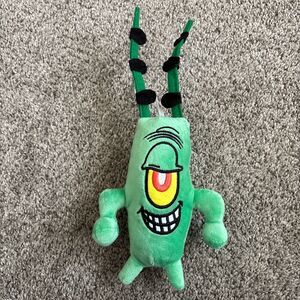 Universal Sponge Bob PLANKTON 12" Suction Cup Car Window Hanger Plush #J